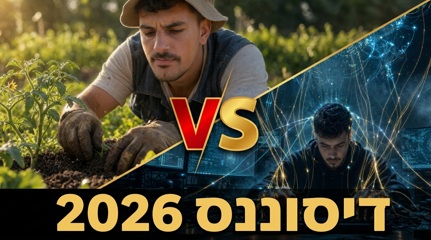 דיסוננס 2026 — AI מול עבודה עם הידיים